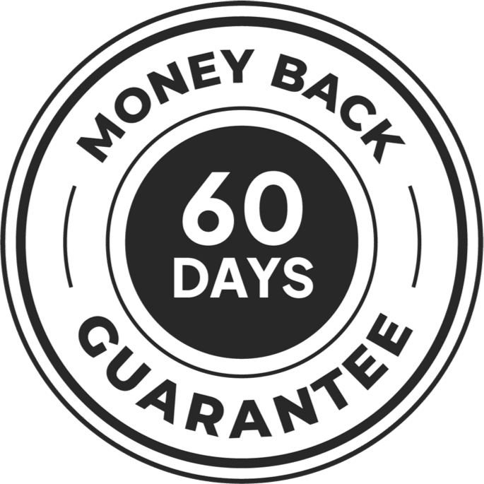 LipoZenix 60-day money back guarantee seal